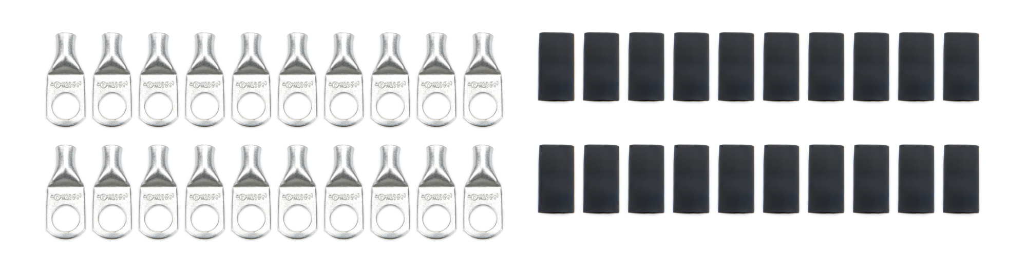 QUICKCAR RACING PRODUCTS — QUICKCAR RACING PRODUCTS Ring Terminals 3/8in 6 Ga w/Heat Shrink 20pk