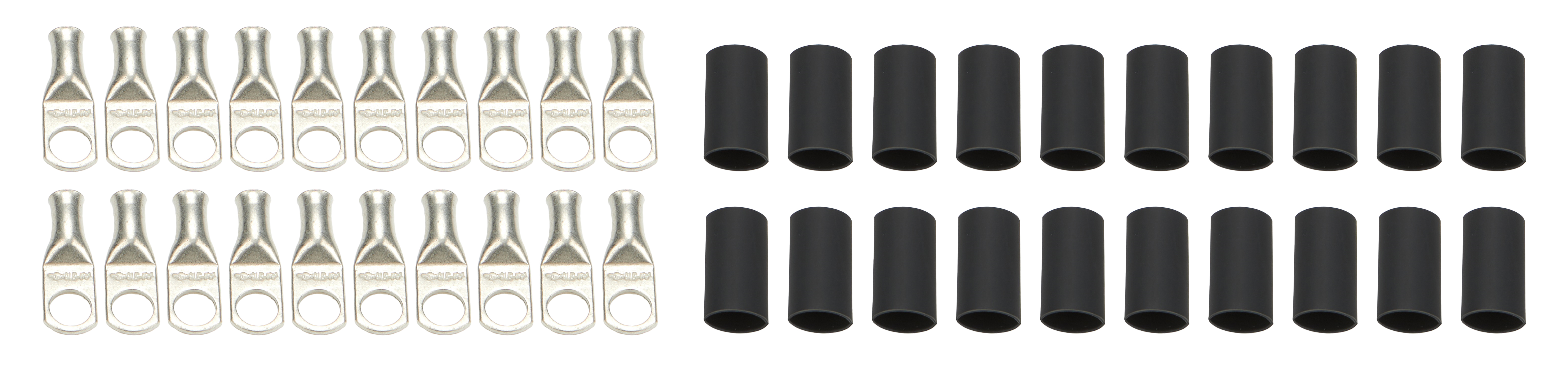 QUICKCAR RACING PRODUCTS — QUICKCAR RACING PRODUCTS Ring Terminals 1/2in 6 Ga w/Heat Shrink 20pk