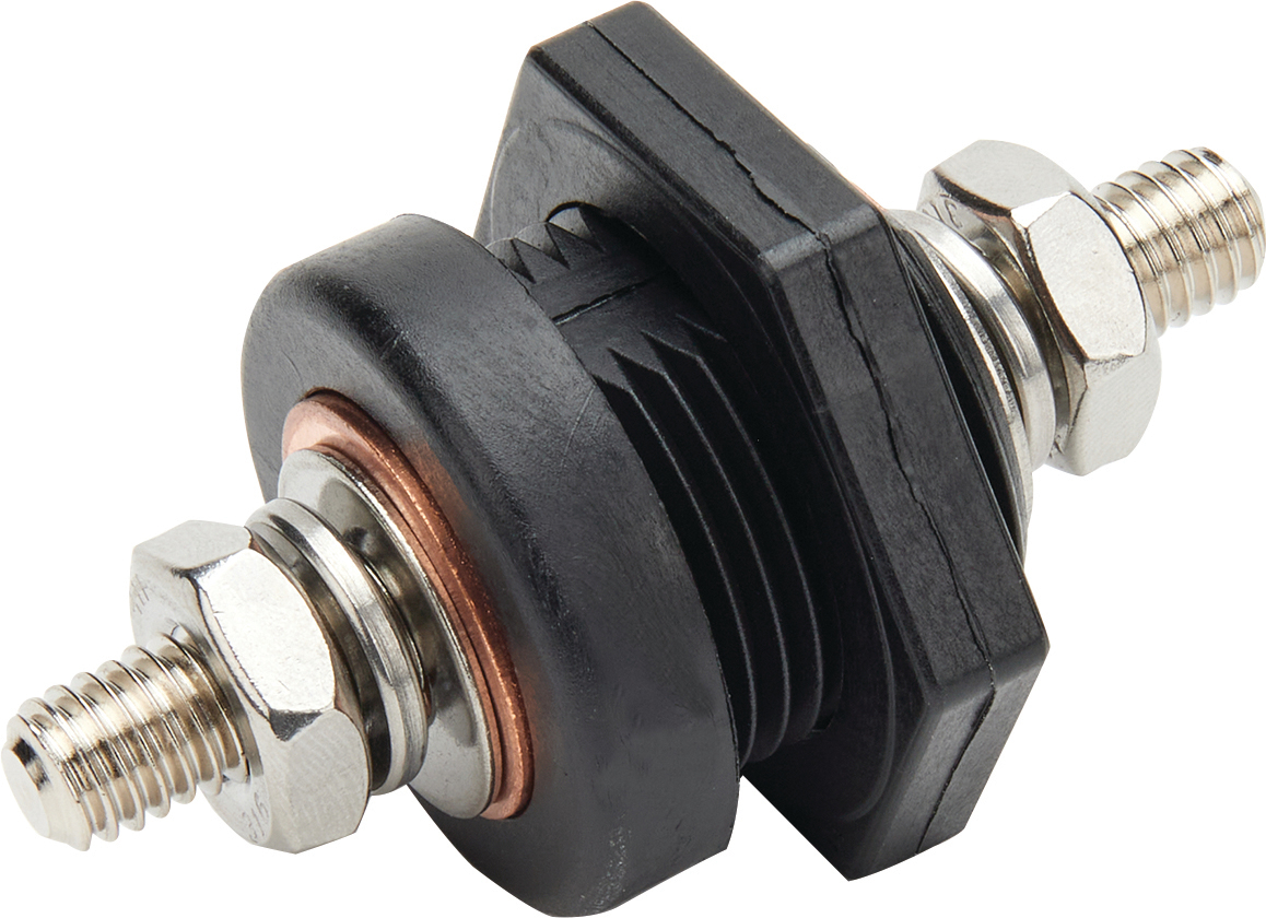 QuickCar 57700 Battery Cable Connector, Bulkhead, 12V to 16