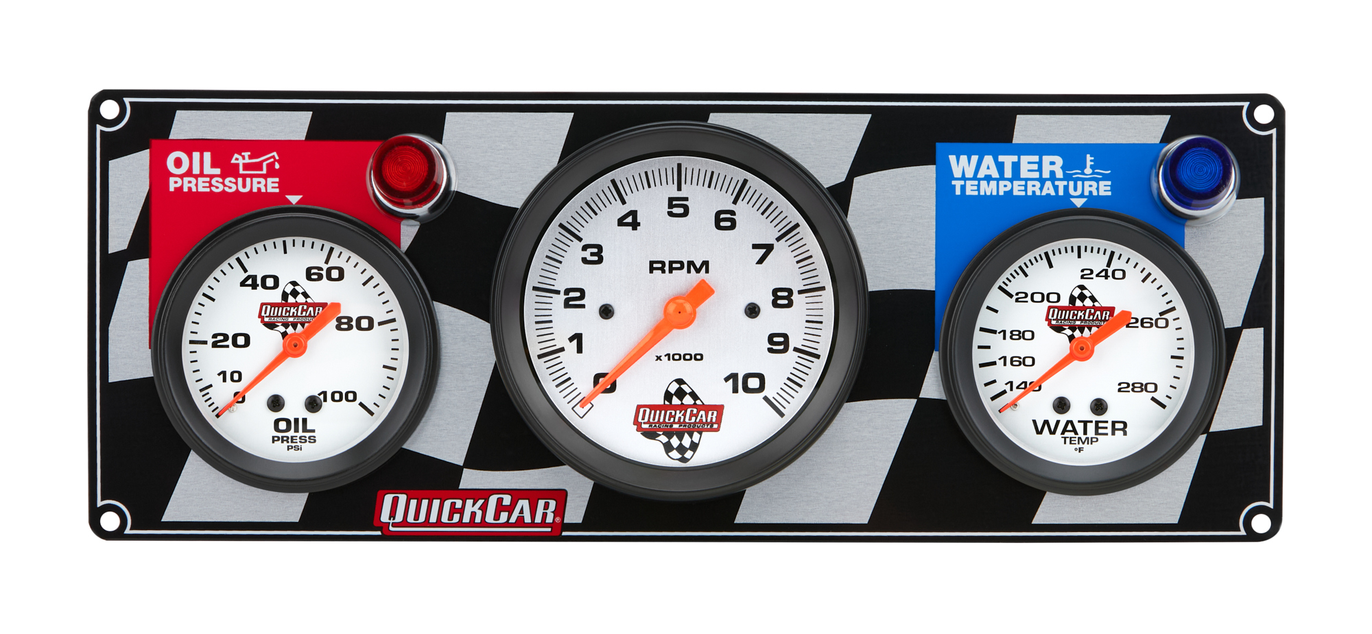 QuickCar 6160313 Gauge Panel Assembly, Oil Pressure / Tacho
