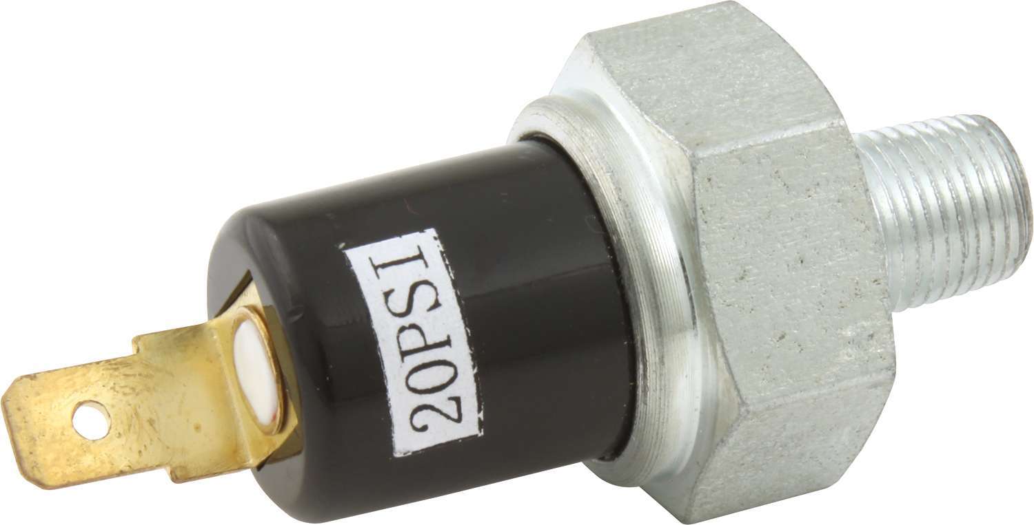 QuickCar 61-735 Pressure Switch, Electric, 20 psi On, 1/8 in NPT Male, Each