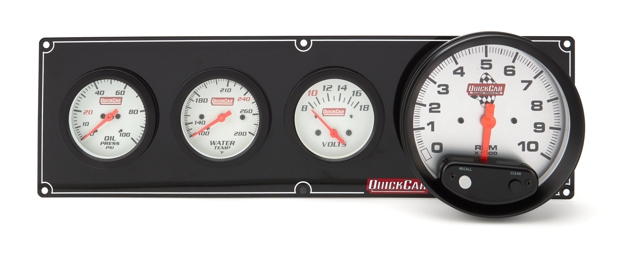 QUICKCAR RACING PRODUCTS — QUICKCAR RACING PRODUCTS Extreme 3-1 OP/WT/Volt w/ 5in Tach