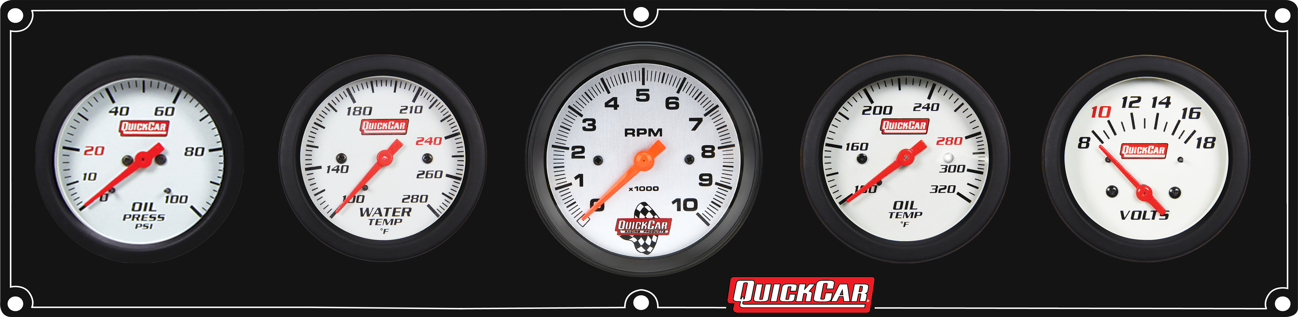 Extreme 4-1 Panel w/Tach OP/WT/OT/VT Black