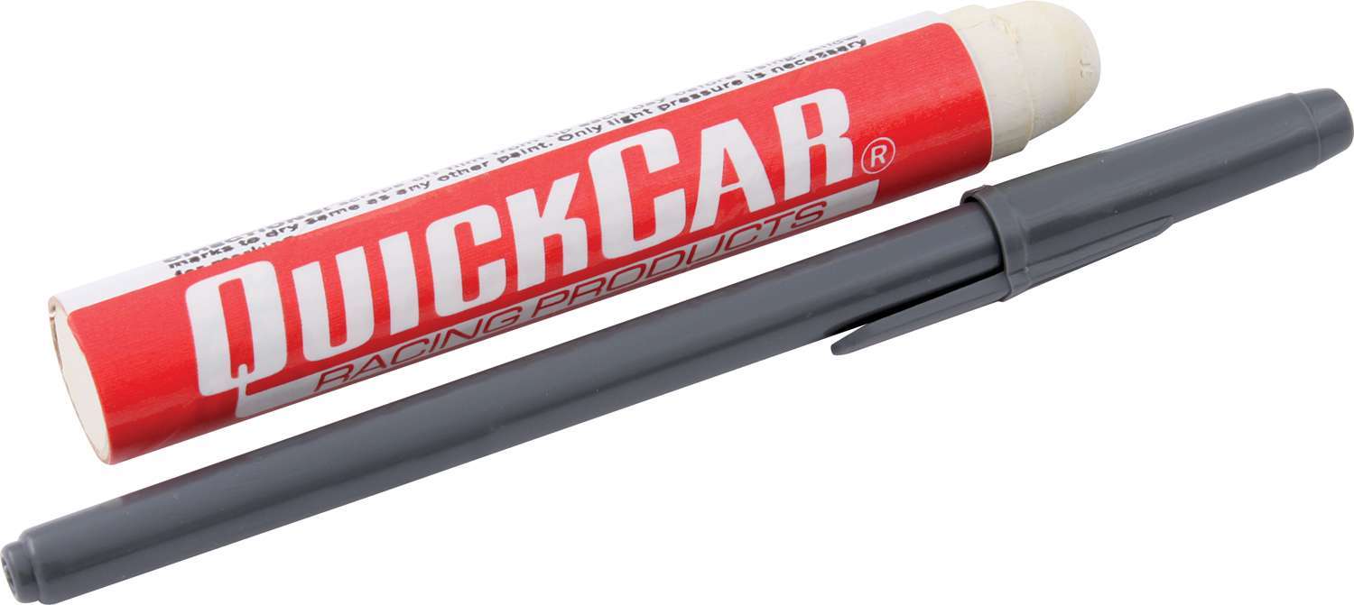 QuickCar 64-401 - Tire Marker / Pen, White Marker / Silver Pen, Kit