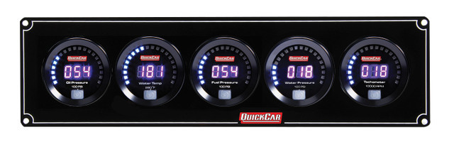 QUICKCAR RACING PRODUCTS — QUICKCAR RACING PRODUCTS Digital 4-1 Gauge Panel OP/WT/FP100/WP