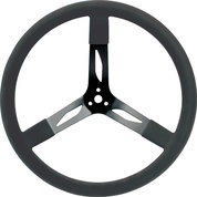 17in Steering Wheel Steel Black