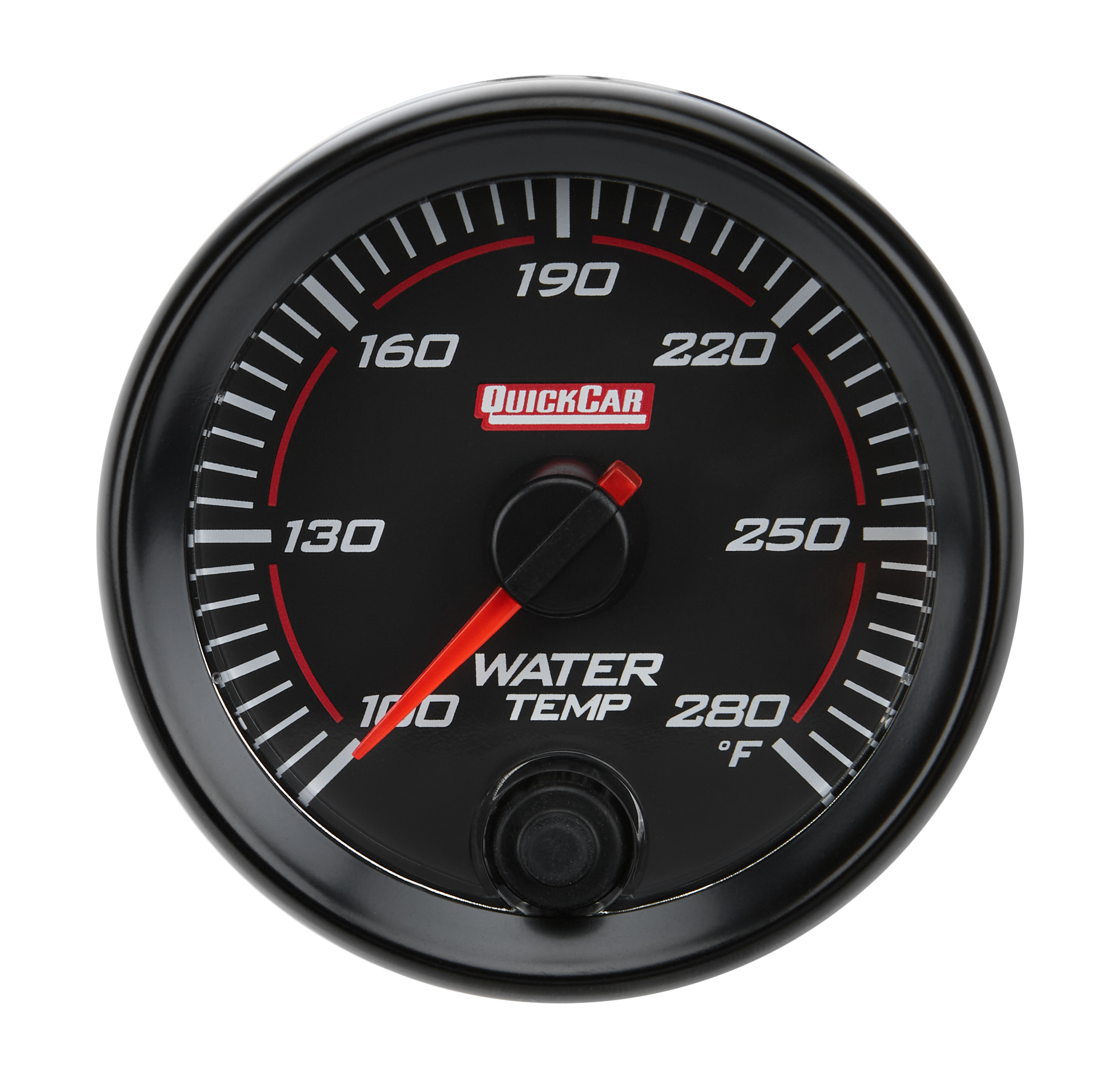 QuickCar 69006 Water Temperature Gauge, Redline, 100280 De