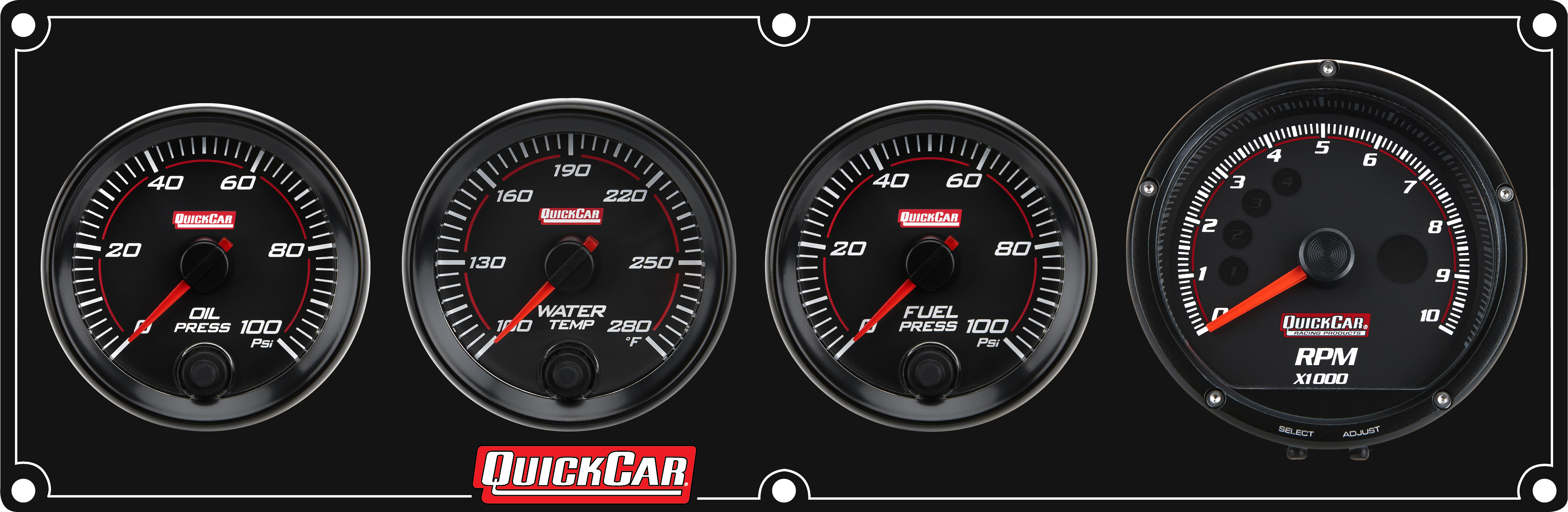 QUICKCAR RACING PRODUCTS — QUICKCAR RACING PRODUCTS RedLine Panel 2-5/8in 3-1 OP/WT/FP100
