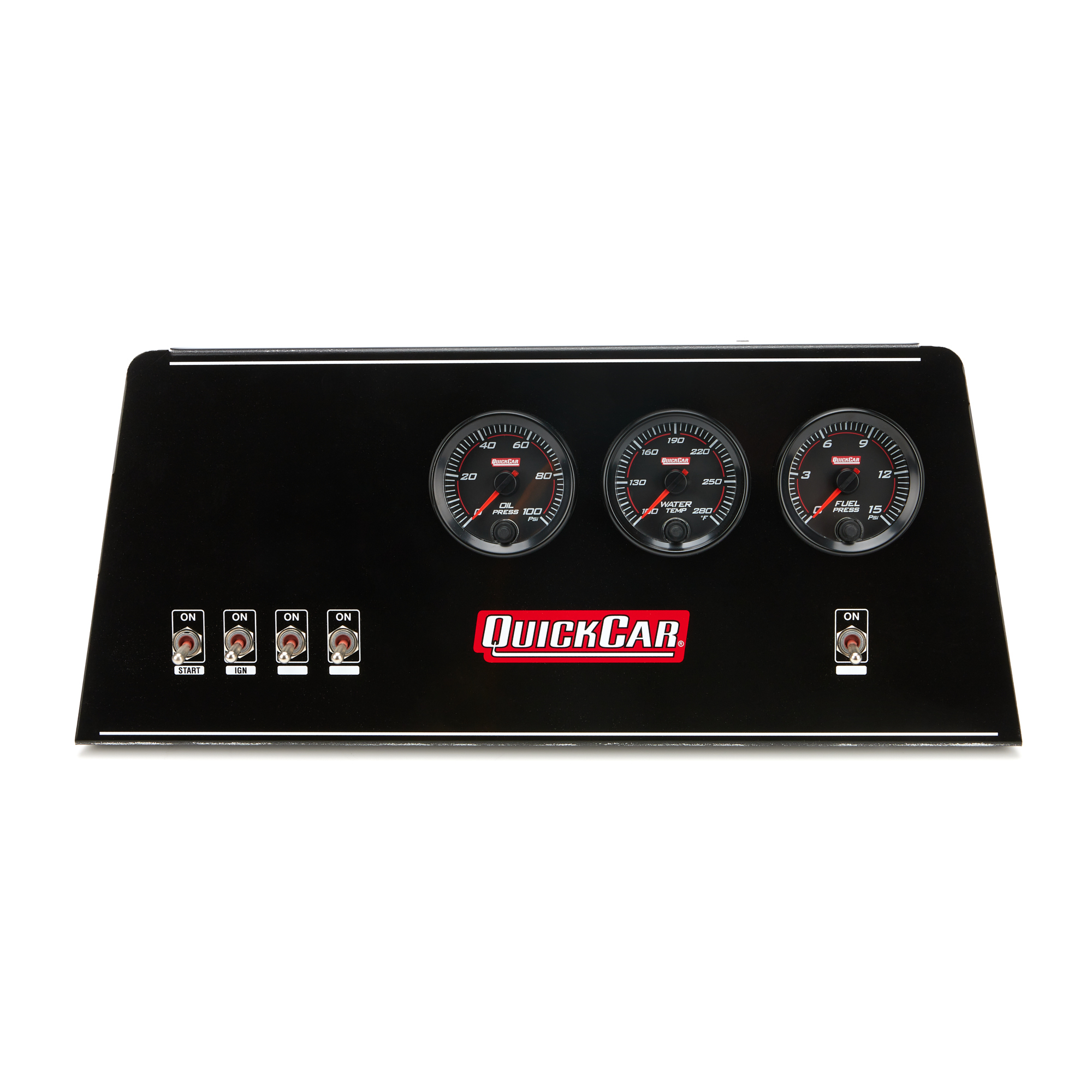 QUICKCAR RACING PRODUCTS — QUICKCAR RACING PRODUCTS NE Mod Dash Panel Rdline OP/WT/FP Sng Ignition