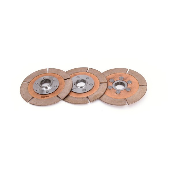 Quarter Master 309390 Clutch Disc, 7-1/4 in Diameter, 1-1/8 in x 10 Spline, Rigid Hub, Universal, Set of 3
