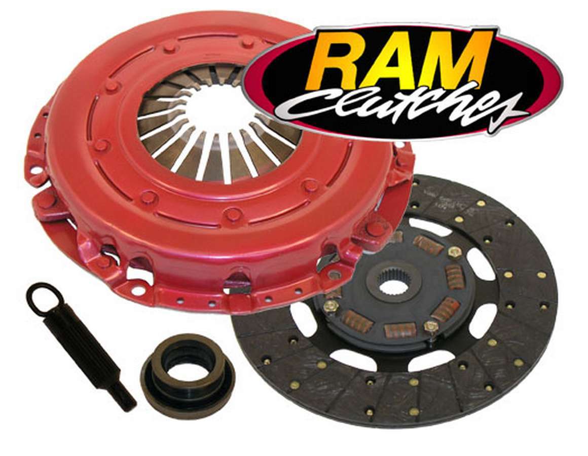 Ram Clutch 88730HDX - Clutch Kit, HDX, Single Disc, 10-1/2 in Diameter, 1-1/8 in x 26 Spline, Sprung Hub, Organic, GM F-Body 1982-92, Kit