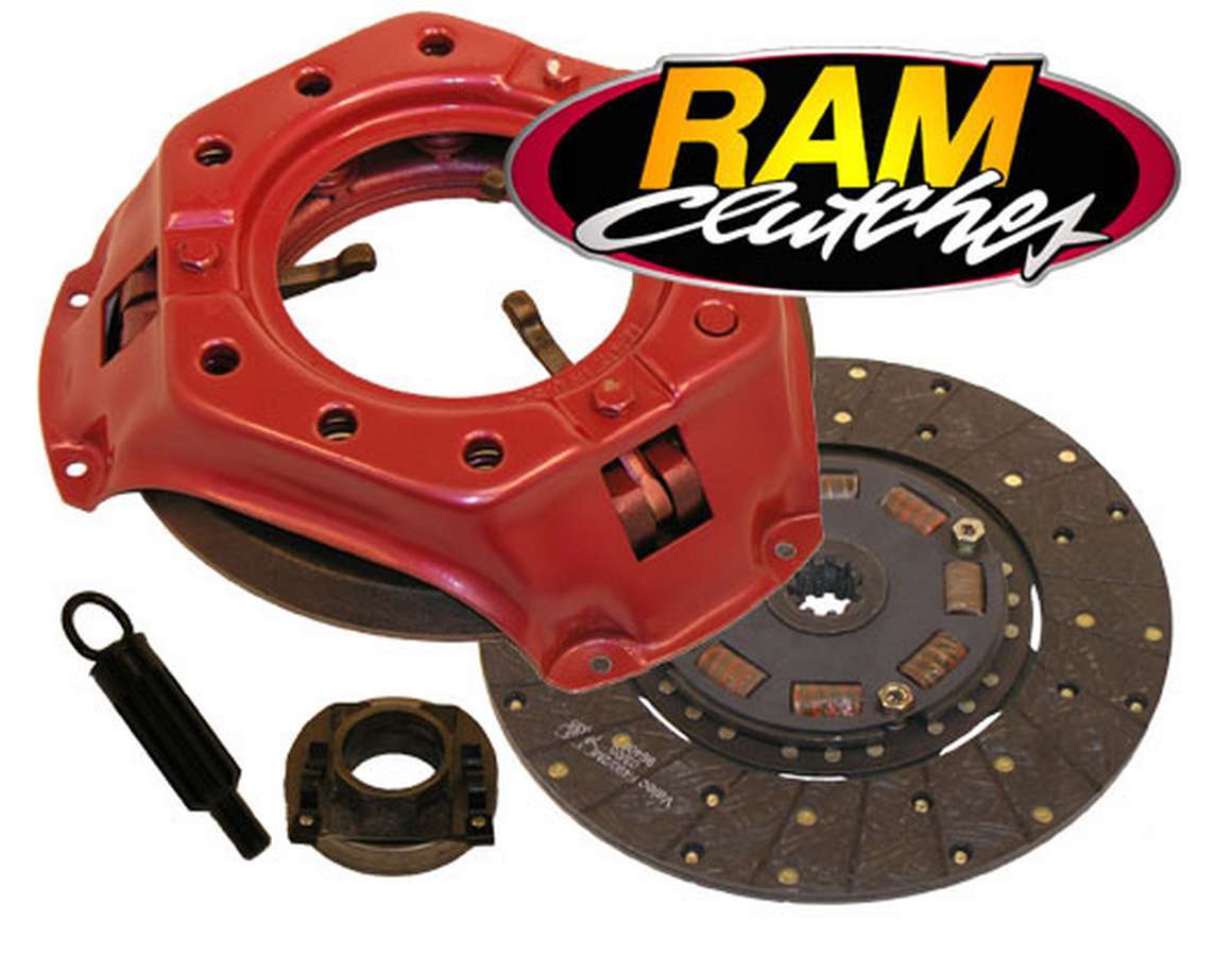 Ram Clutch 88769HDX - Clutch Kit, HDX, Single Disc, 11 in Diameter, 1-1/16 in x 10 Spline, Sprung Hub, Organic, Ford, Kit