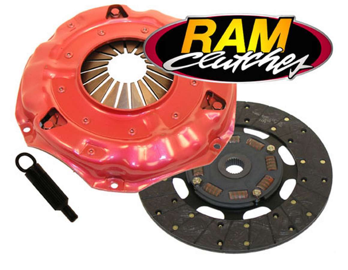 Ram Clutch 88931HDX - Clutch Kit, HDX, Single Disc, 11 in Diameter, 1-1/8 in x 26 Spline, Sprung Hub, Organic, GM LS-Series, Kit