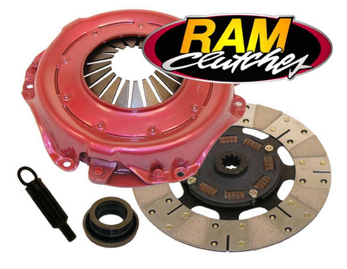 Ram Clutch 98760 - Clutch Kit, Power Grip, Single Disc, 10-1/2 in Diameter, 1-1/8 in x 10 Spline, Sprung Hub, Metallic / Organic, GM, Kit