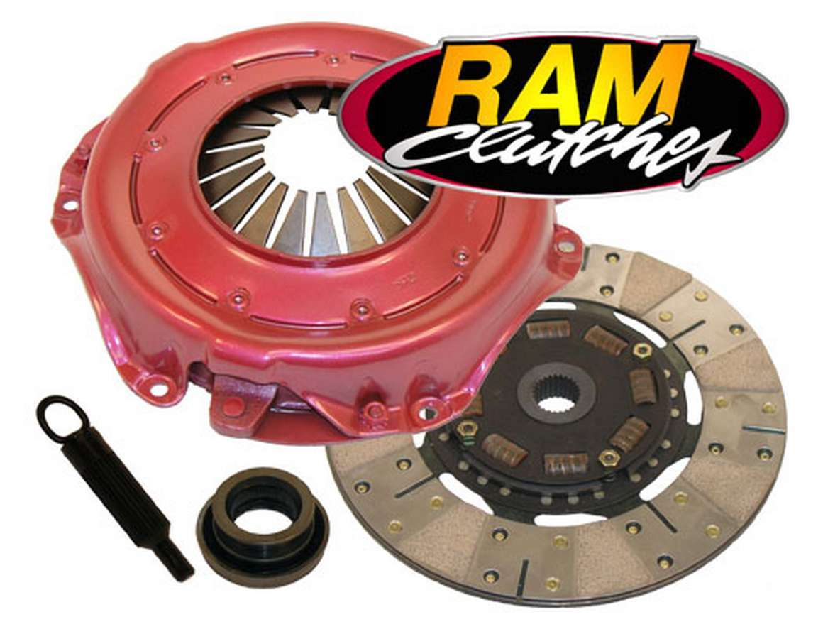 Ram Clutch 98761 - Clutch Kit, Power Grip, Single Disc, 10-1/2 in Diameter, 1-1/8 in x 26 Spline, Sprung Hub, Metallic / Organic, GM, Kit