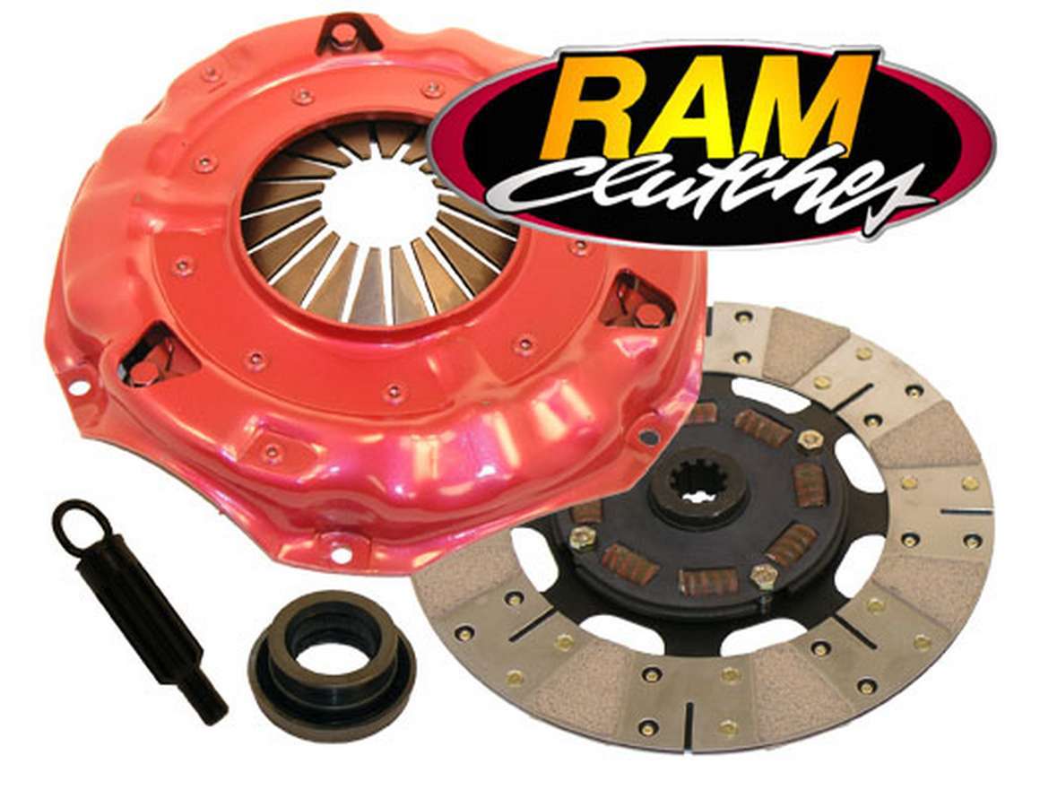 Ram Clutch 98762 - Clutch Kit, Power Grip, Single Disc, 11 in Diameter, 1-1/8 in x 10 Spline, Sprung Hub, Metallic / Organic, GM, Kit