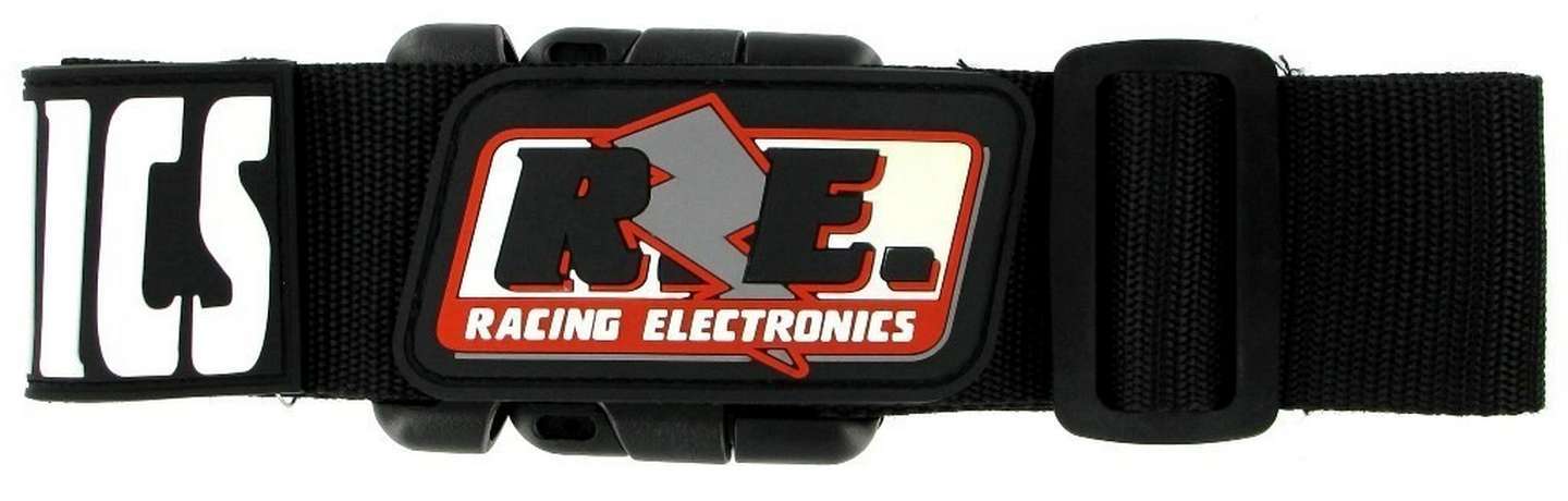 Racing Electronics RBELT-PRO Radio Belt, Adjustable, Quick Release Buckle, Racing Electronics Logo, Nylon Webbing, Black, Up To 42 in Waist, Each