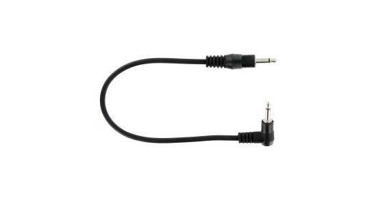 Headset Cable - 90 Degree - 1/8 in Female to 1/8 in Male Jack - Each