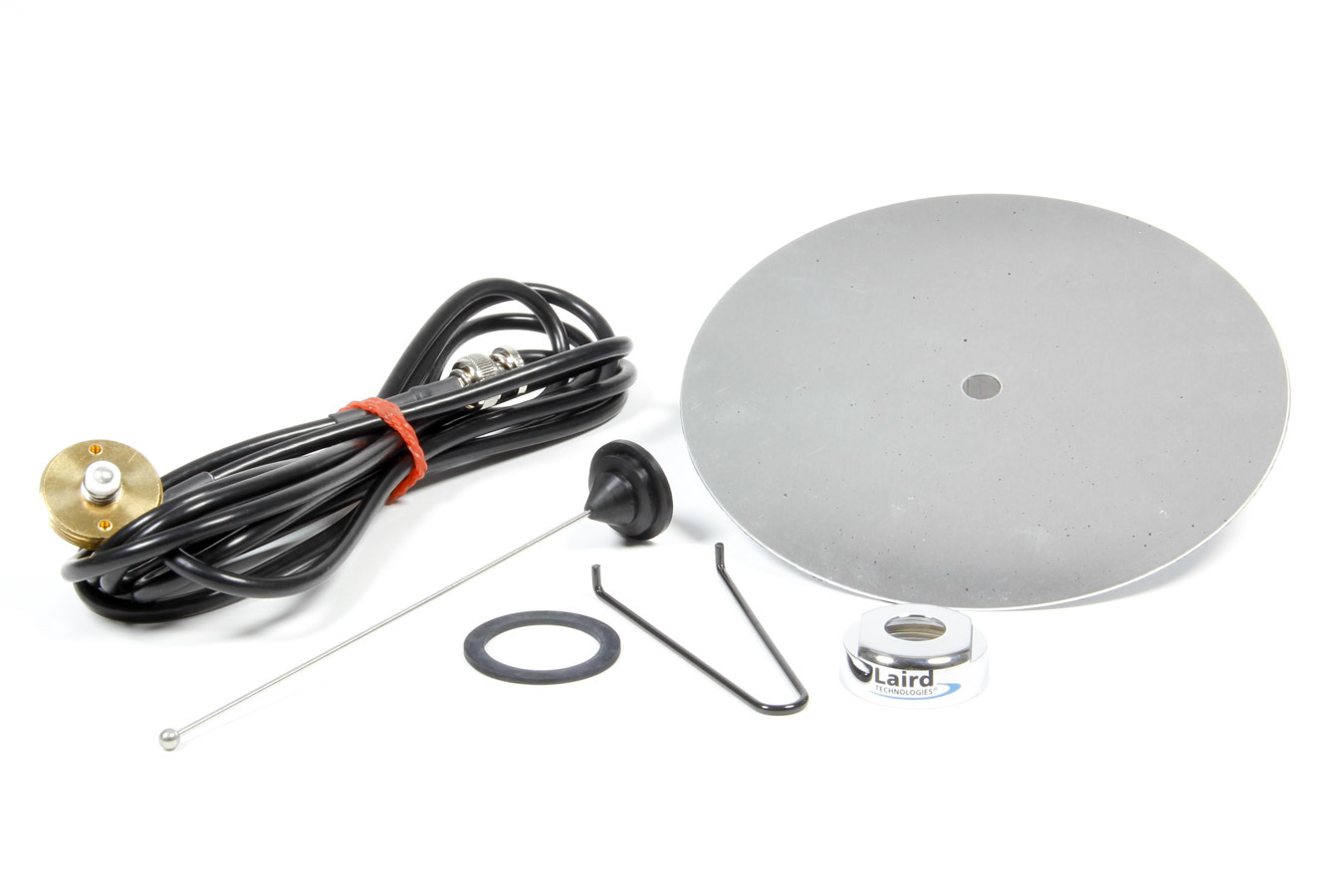 Racing Electronics RT711-U - Antenna, 6 in Tall, Roof Mount, 9 ft Cable, Steel, Natural, Racing Electronics Systems, Kit