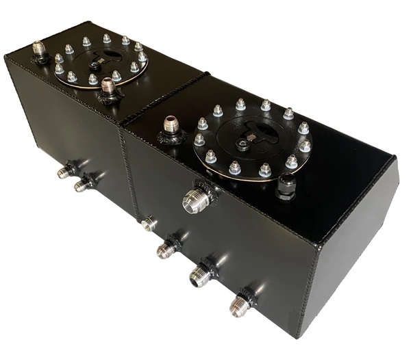 RCI — RCI Fuel Tank 4 Gal Alum & Fuel Cooler Black