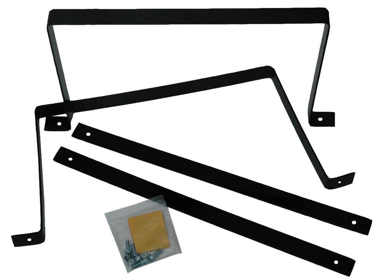 RCI 7506A - Fuel Cell Mounting Strap, 18 in Wide x 10 in Tall, Steel, Black Primer, RCI 2160 Series 15 Gallon Fuel Cells, Kit