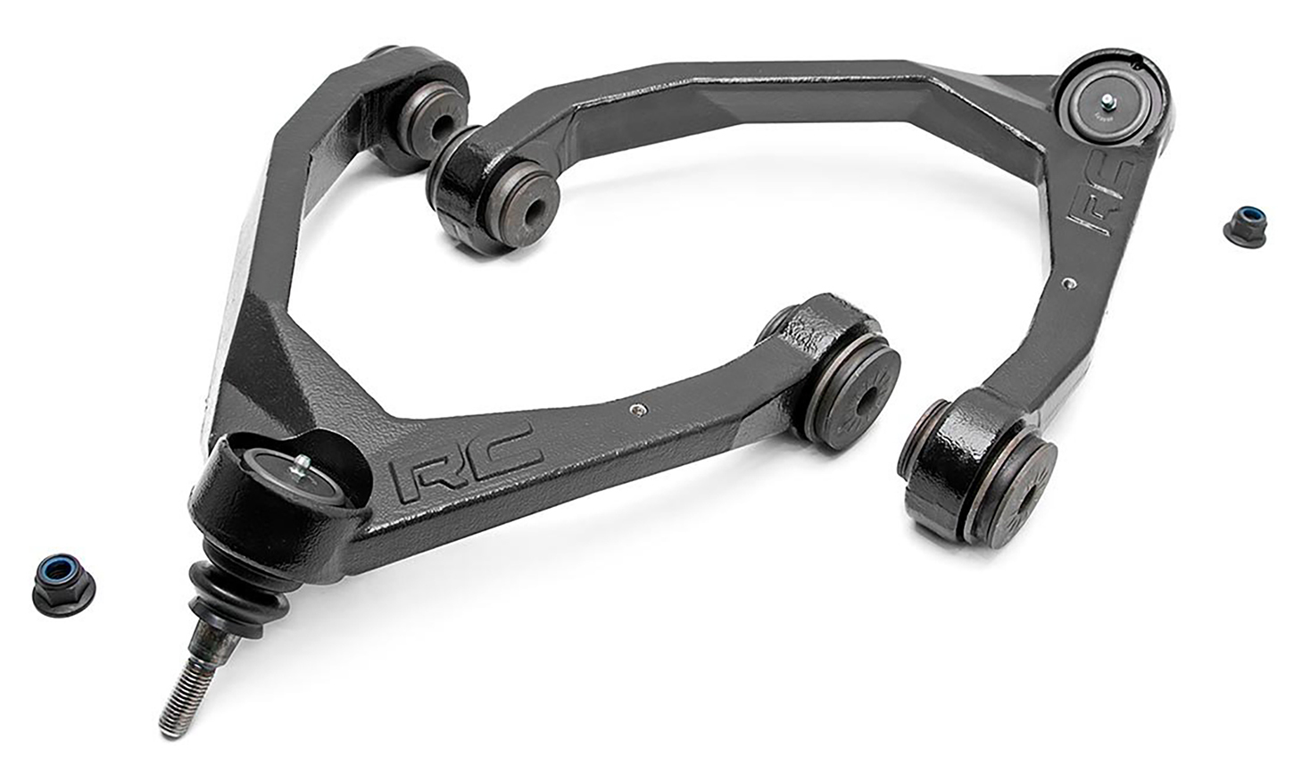 Rough Country 19401A Control Arm, Upper, Ball Joint / Bushings Included, Steel, Black Powder Coat, GM Fullsize SUV / Truck 2007-16, Pair