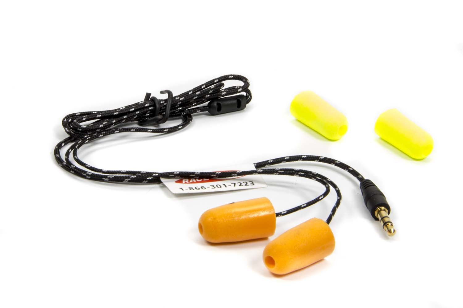 Raceceiver EP700 - Headphones, Semi-Pro, 36 in Cord, 3.5 mm Input Jack, Small / Medium Foam Ear Molds, Each