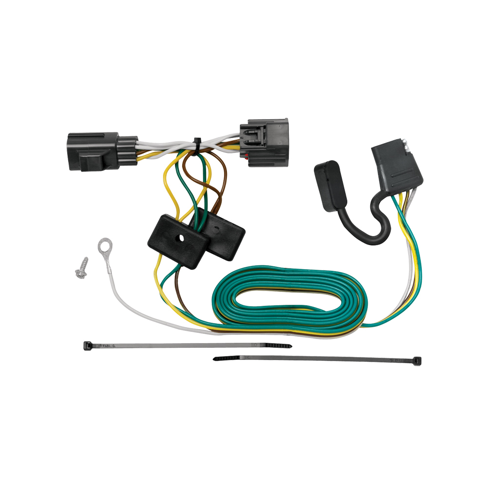 Trailer Light Wiring Harness - T-One Connector - Brake / Tail Light Harness - Jeep Wrangler JK 2007-18 - Kit