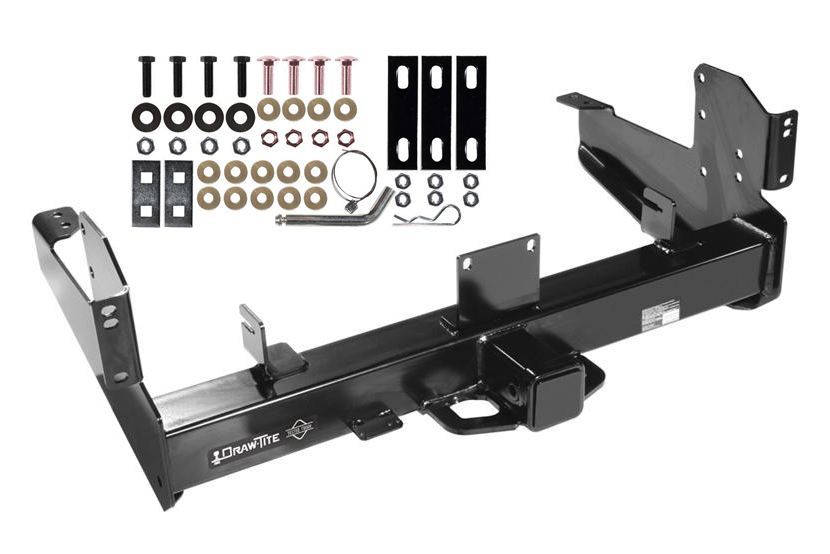 Hitch Receiver - Titan - Class V - 18000 lb Max Gross Weight - Steel - Black Powder Coat - Dodge Ram Fullsize Truck 2003-16 - Kit