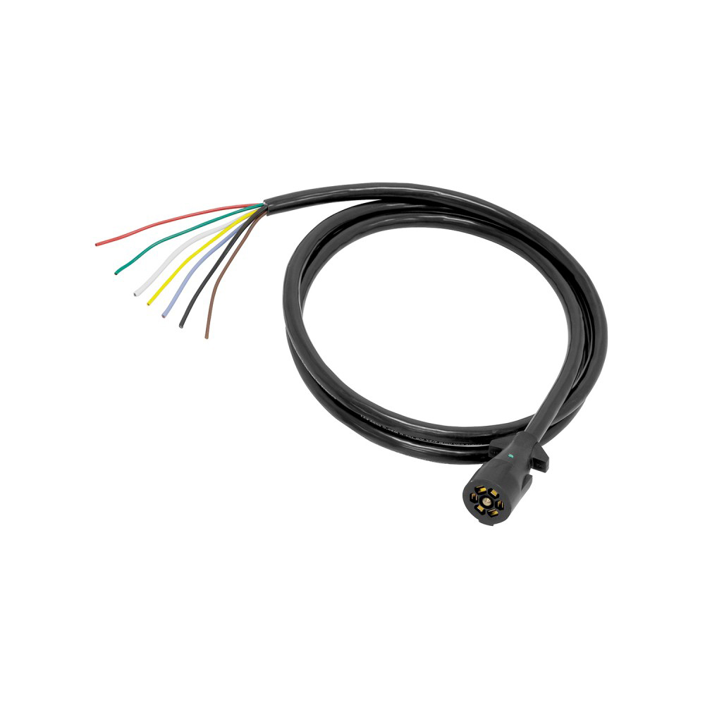 Trailer Light Wiring Harness - Trailer Side 7-Way Round - 4 ft - Universal - Each