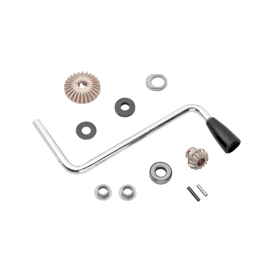 Jack Service Kit - Fix-It - Beveled Gears / Bushings / Handel / Roll Pins Included - Select Bulldog / Fulton Jacks - Kit