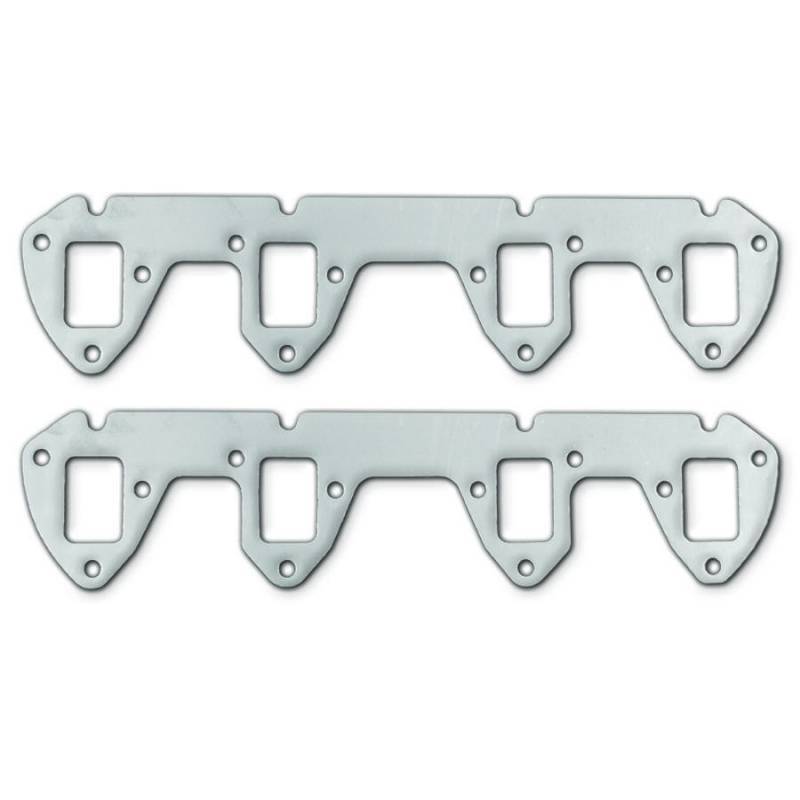 Remflex Gaskets 3047 - Exhaust Manifold / Header Gasket, 1-3/8 x 2-1/32 in Square Port, Graphite, 16 Bolt, Ford FE-Series, Pair