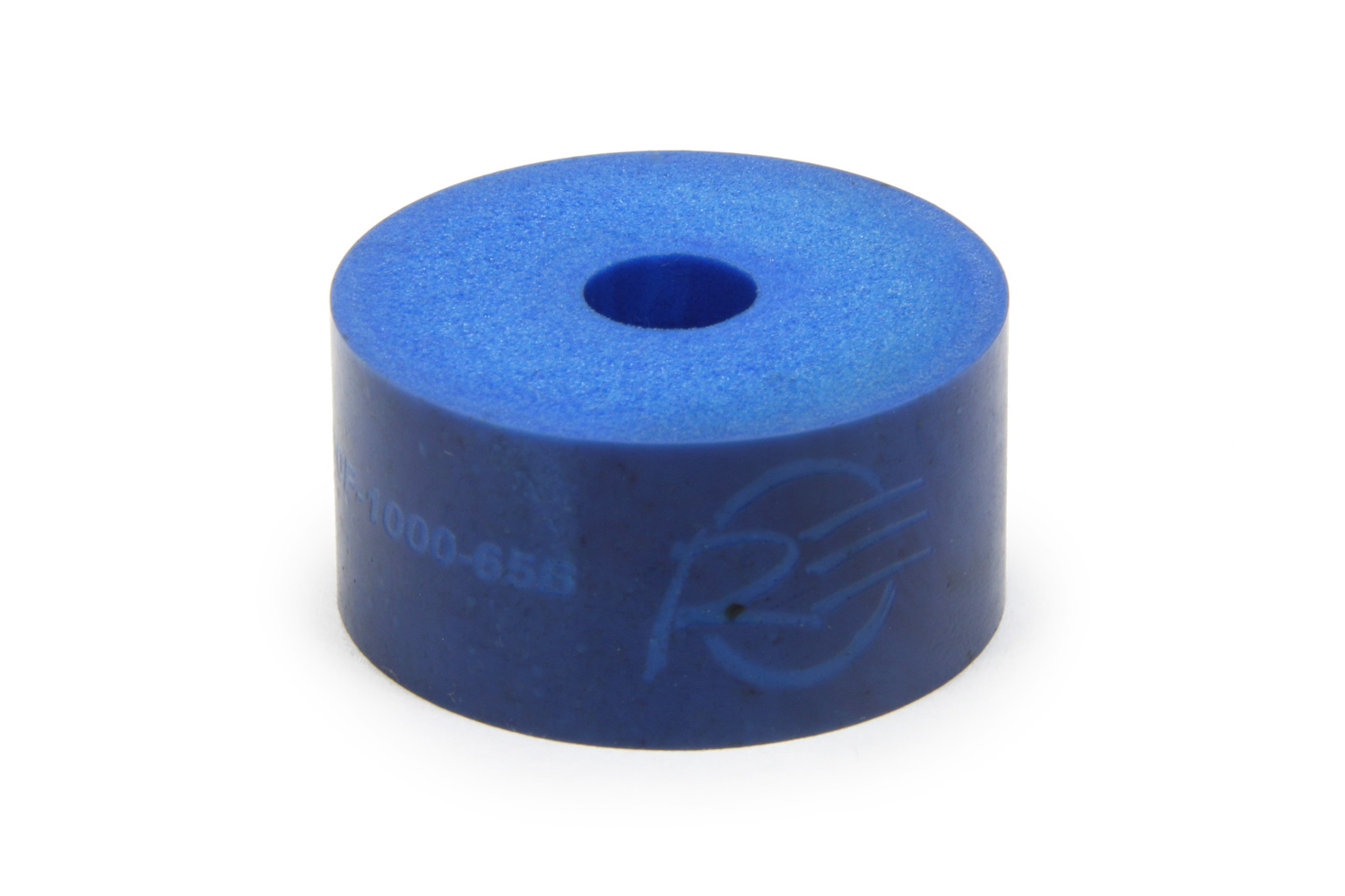 RE Suspension RE-BR-5150F-1000-65B Bump Stop Puck, 5150, 2 in OD, 1/2 in ID, 1 in Tall, 65 Durometer, Foam, Blue, Each