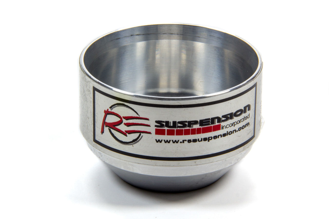 RE Suspension RE-BRCUP-16/1 Bump Stop Cup, 1 in Cup, 16 mm Shaft, Aluminum, Polished, Universal, Each