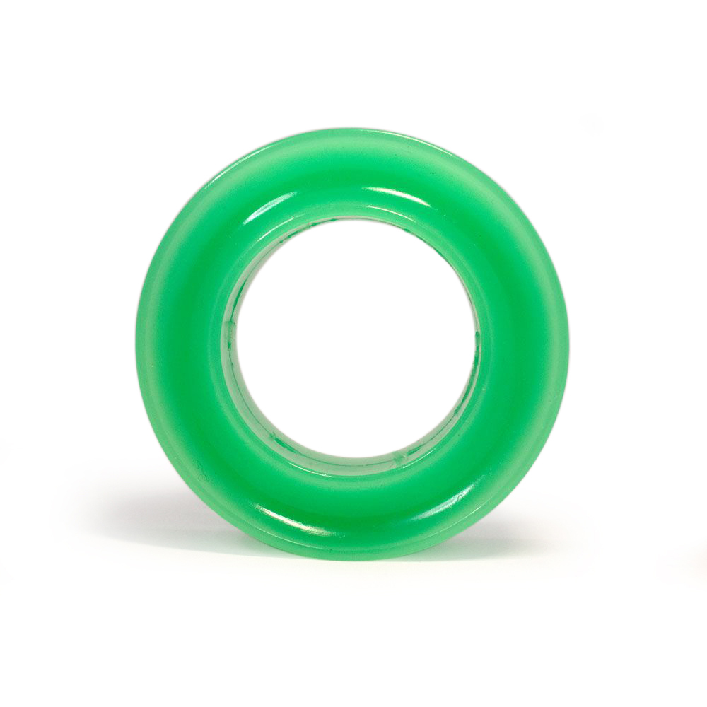 Spring Rubber Barrel 70A Green 3/4 in Coil Space