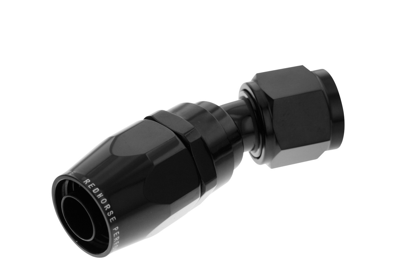 REDHORSE PERFORMANCE — REDHORSE PERFORMANCE 8AN Swivel Hose Ends Black 30