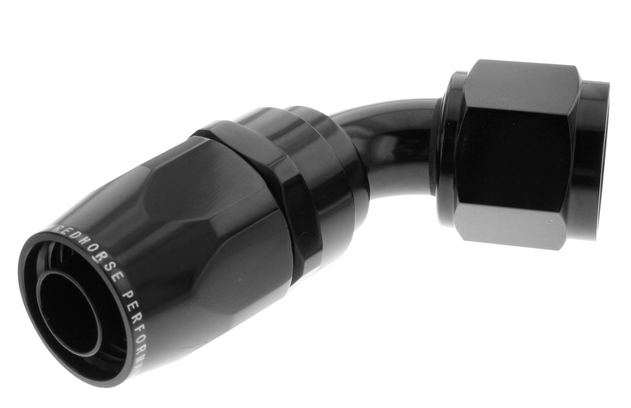 REDHORSE PERFORMANCE — REDHORSE PERFORMANCE 8AN Swivel Hose Ends Black 60