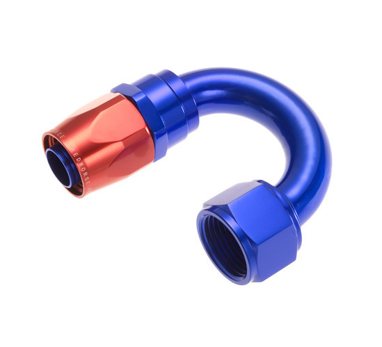 REDHORSE PERFORMANCE — REDHORSE PERFORMANCE 8AN 180Deg FM Hose End Swivel Seal Red/Blue