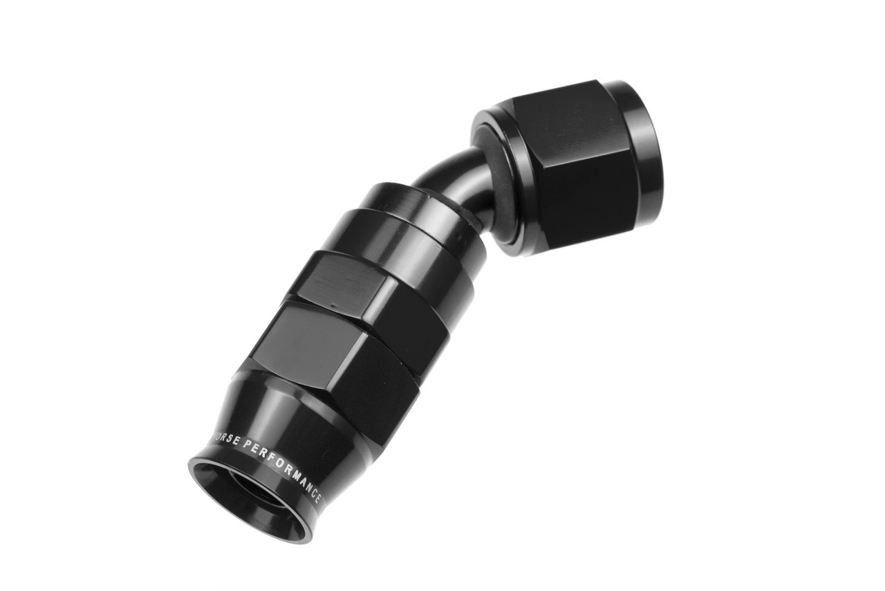 REDHORSE PERFORMANCE — REDHORSE PERFORMANCE 10AN PTFE Hose Ends Black 45