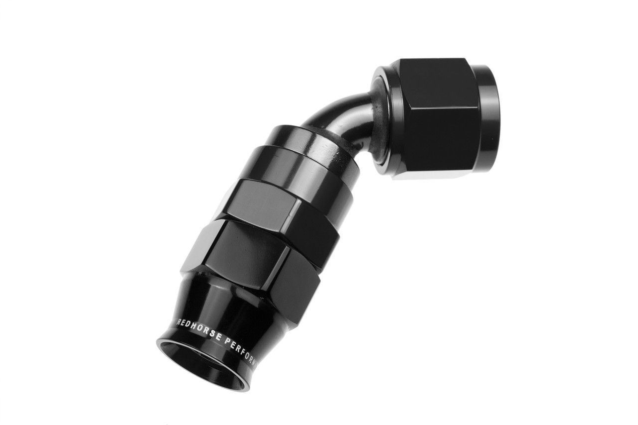 REDHORSE PERFORMANCE — REDHORSE PERFORMANCE 10AN 60 Degree PTFE Reusable Hose End Black