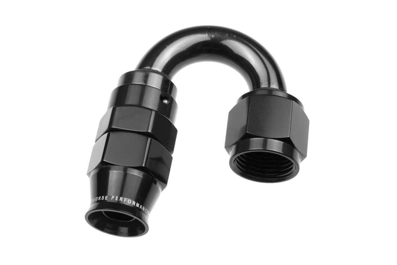 REDHORSE PERFORMANCE — REDHORSE PERFORMANCE 10AN 180 Degree PTFE Reusable Hose End Black