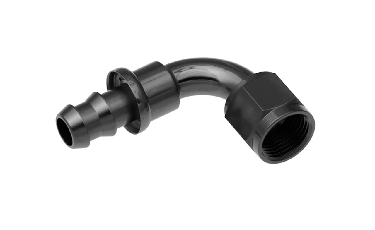 REDHORSE PERFORMANCE — REDHORSE PERFORMANCE 16AN Push Lock Hose Black 90