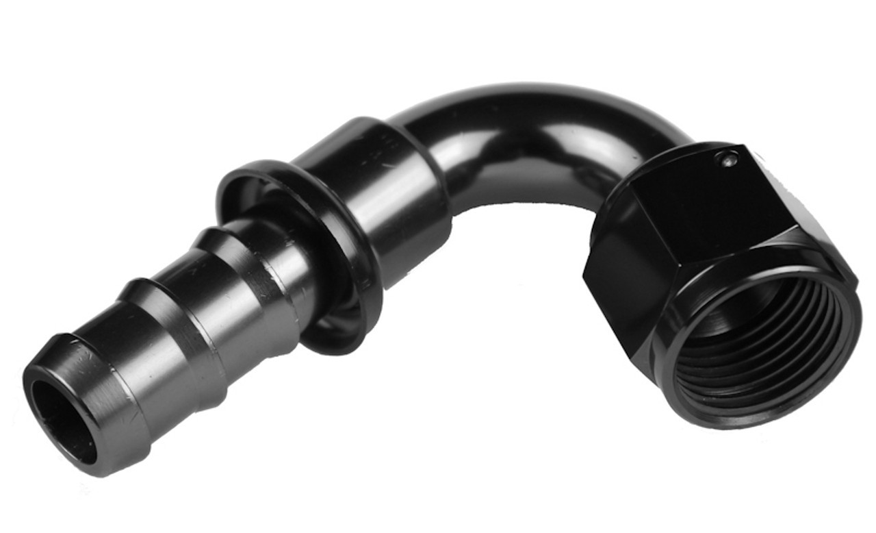 REDHORSE PERFORMANCE — REDHORSE PERFORMANCE 8AN Push Lock Hose End s- Black 120