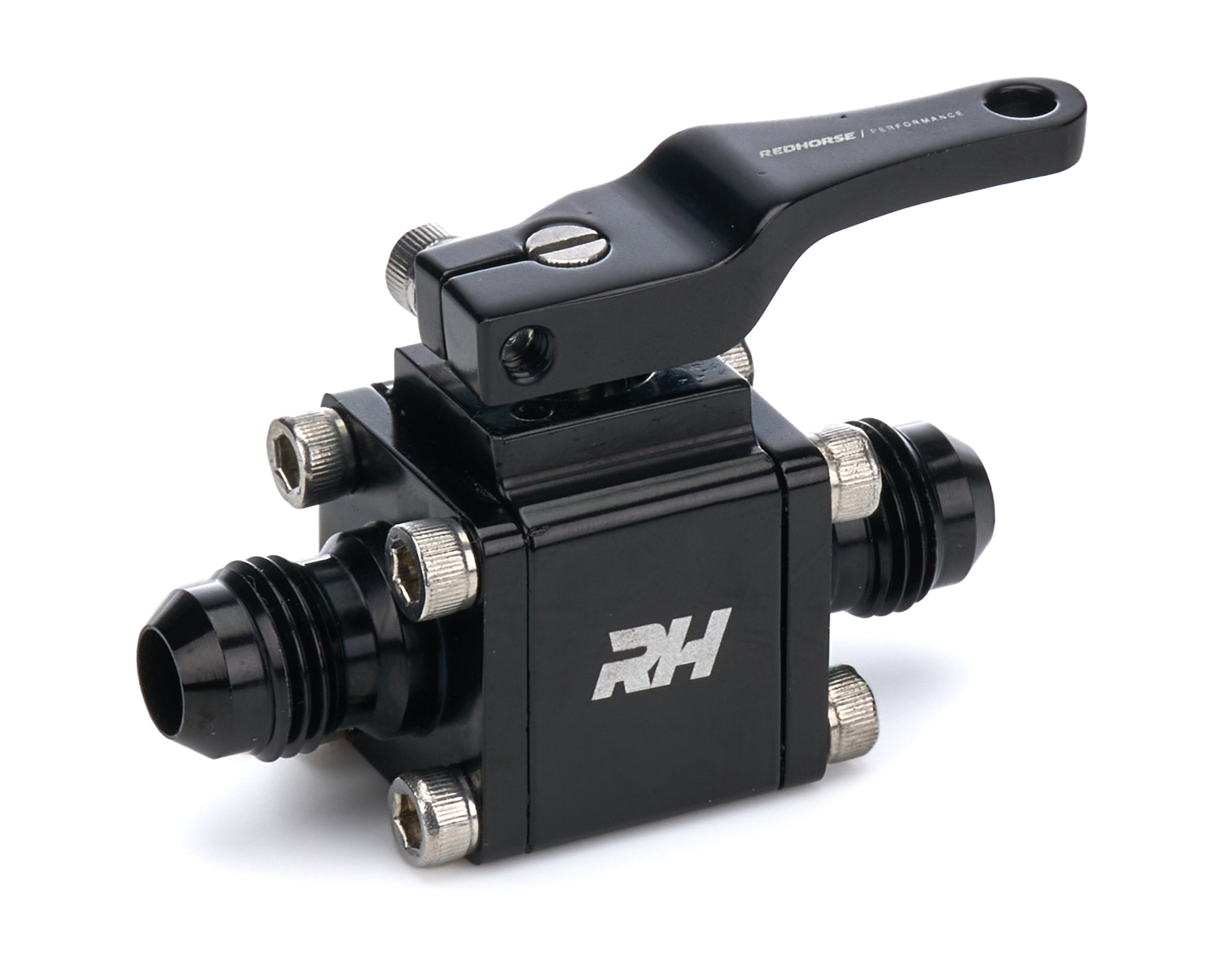 REDHORSE PERFORMANCE — REDHORSE PERFORMANCE Inline Shut Off Valve 6AN Male Inlet/Outlet