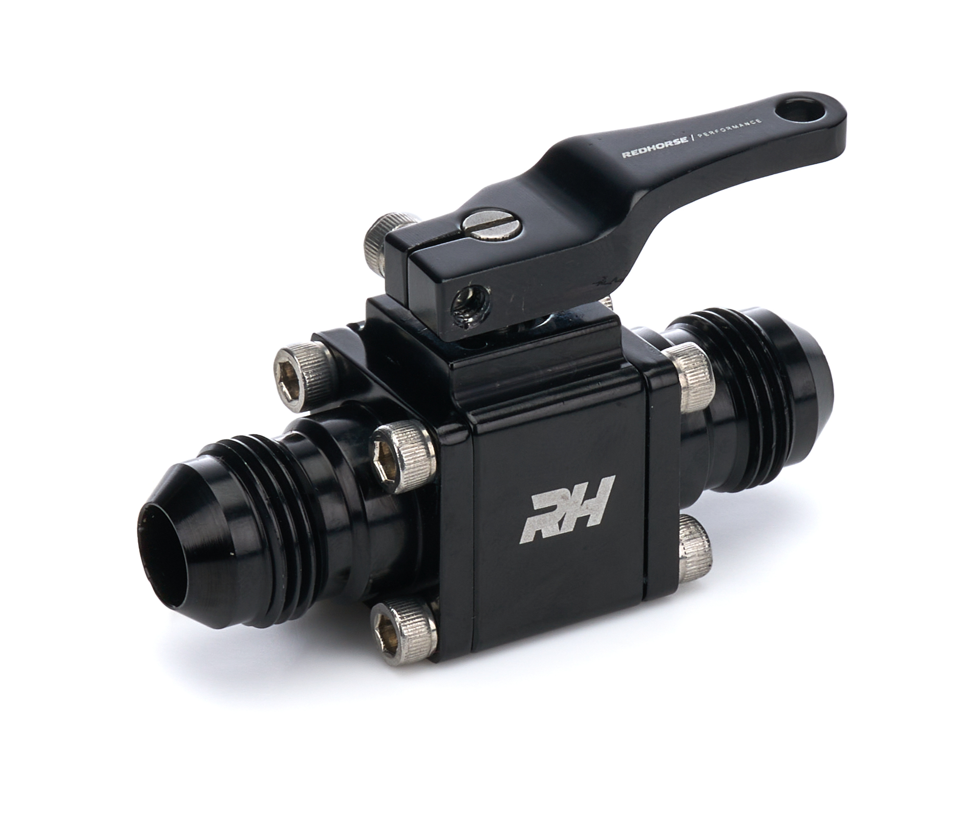 REDHORSE PERFORMANCE — REDHORSE PERFORMANCE Inline Shut Off Valve 8AN Male Inlet/Outlet