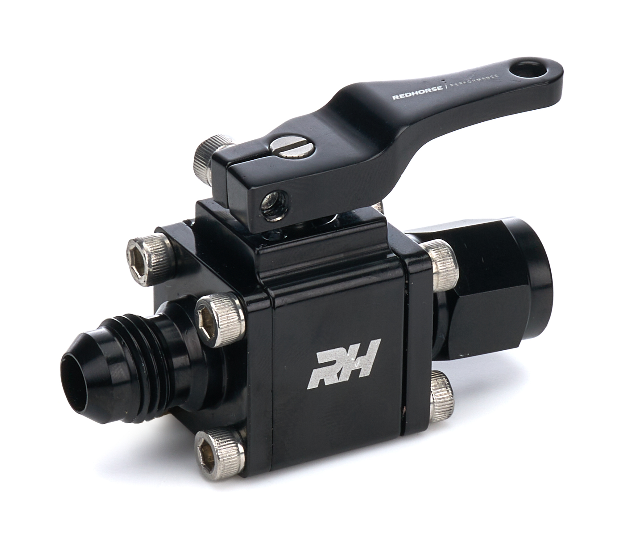 REDHORSE PERFORMANCE — REDHORSE PERFORMANCE Inline Shut Off Valve 6AN Female Inlet/Outlet