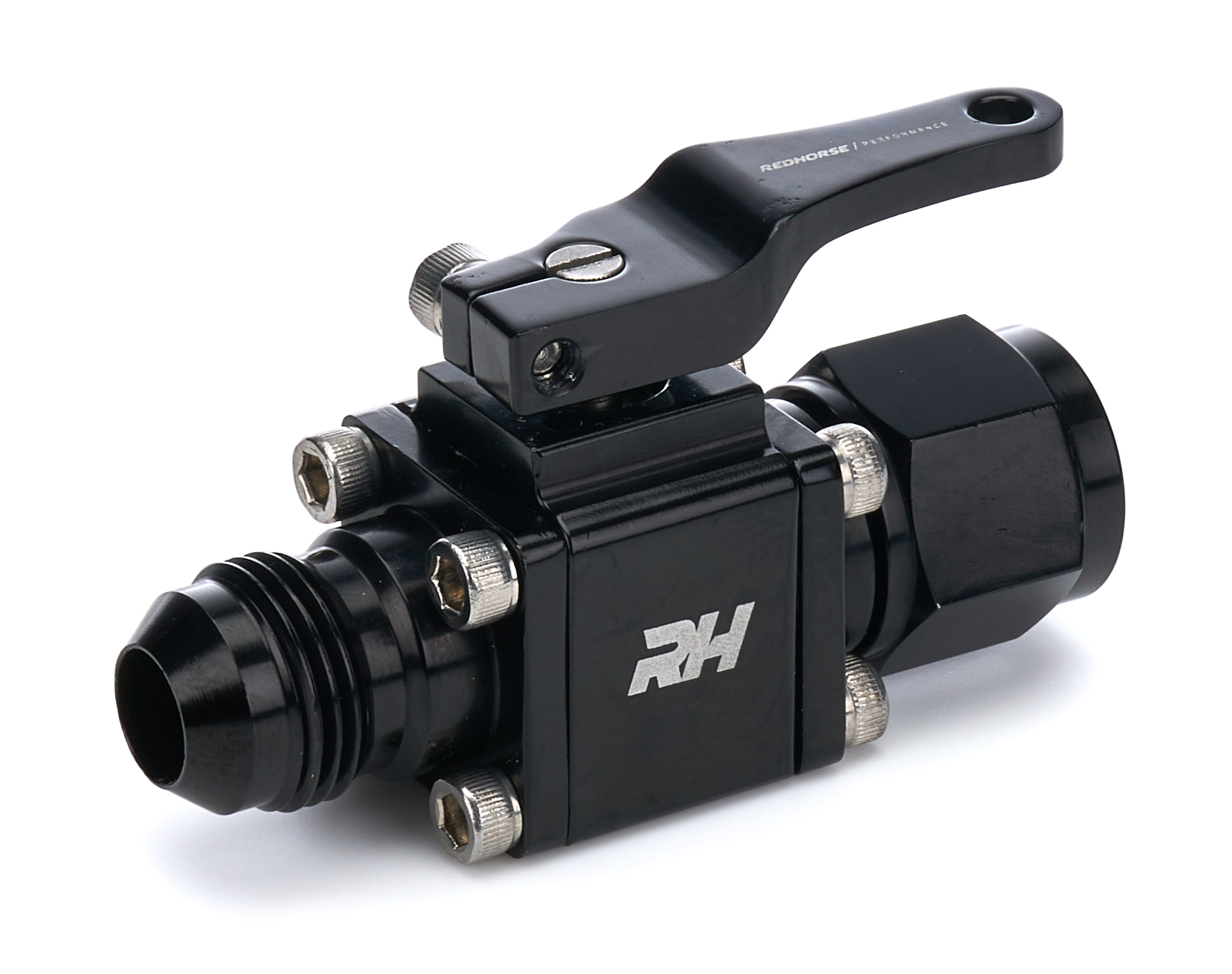 REDHORSE PERFORMANCE — REDHORSE PERFORMANCE Inline Shut Off Valve 8AN Female Inlet/Outlet