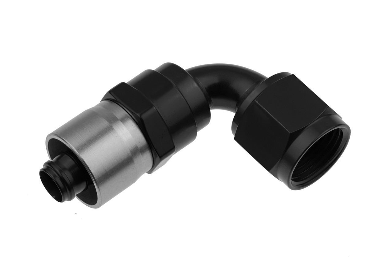 REDHORSE PERFORMANCE — REDHORSE PERFORMANCE 16AN Crimp Style Hose End Black 90