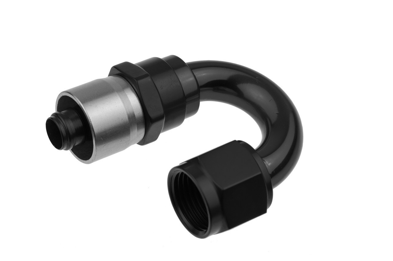 REDHORSE PERFORMANCE — REDHORSE PERFORMANCE 6AN Crimp Style Hose End Black 180