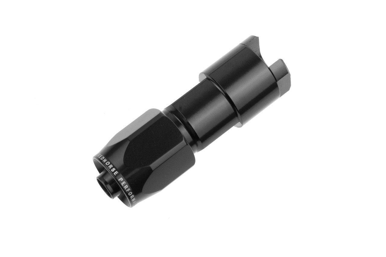 REDHORSE PERFORMANCE — REDHORSE PERFORMANCE 8AN to 3/8 EFI Adapter Quick Disconnect Black